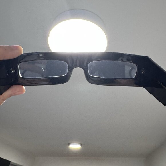 Vintage Dr. Peepers S45801 Black Rhinestone Costume/Fashion Sunglasses - Picture 7 of 9